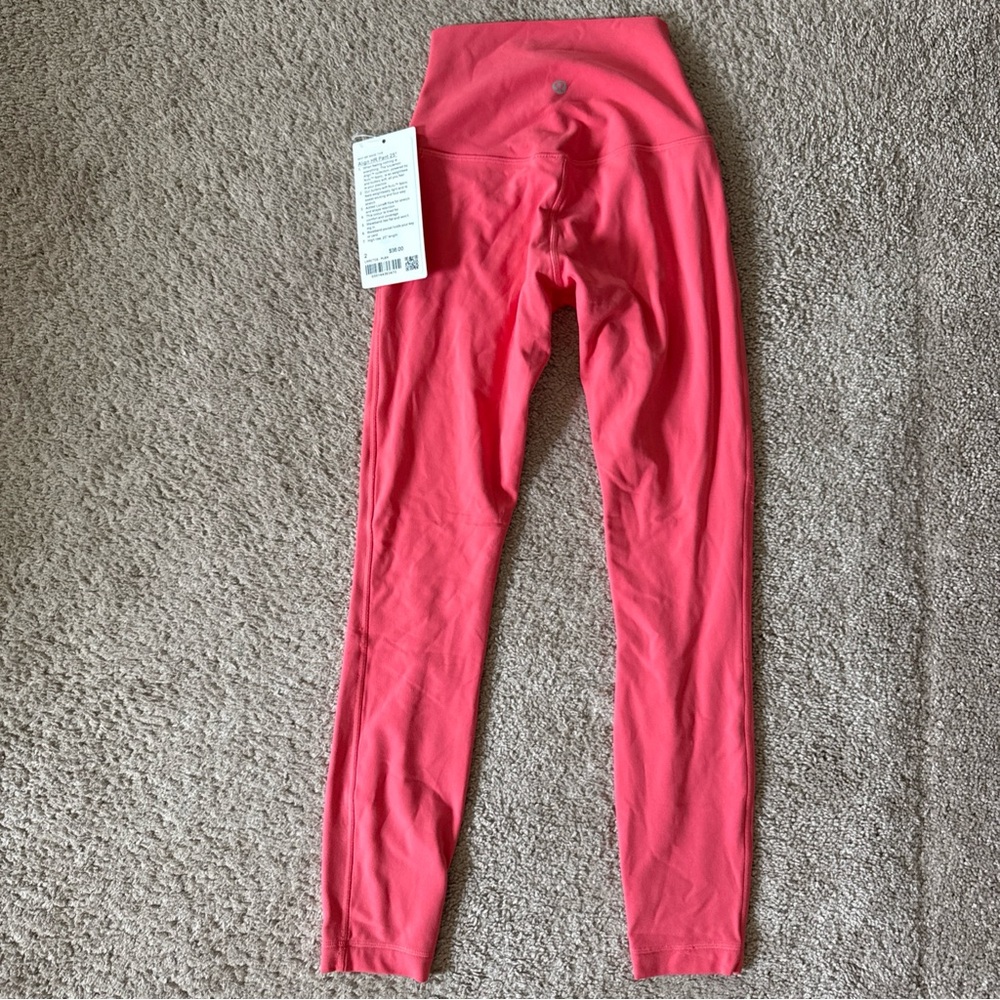 LULULEMON Women’s Align HR Pant 25" - Size 2 Pale Raspberry LW5CTCS PLBR - Picture 6 of 7